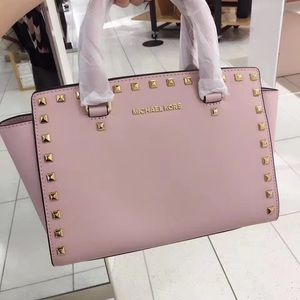 NWT Michael Kors Selma Studded Bag
